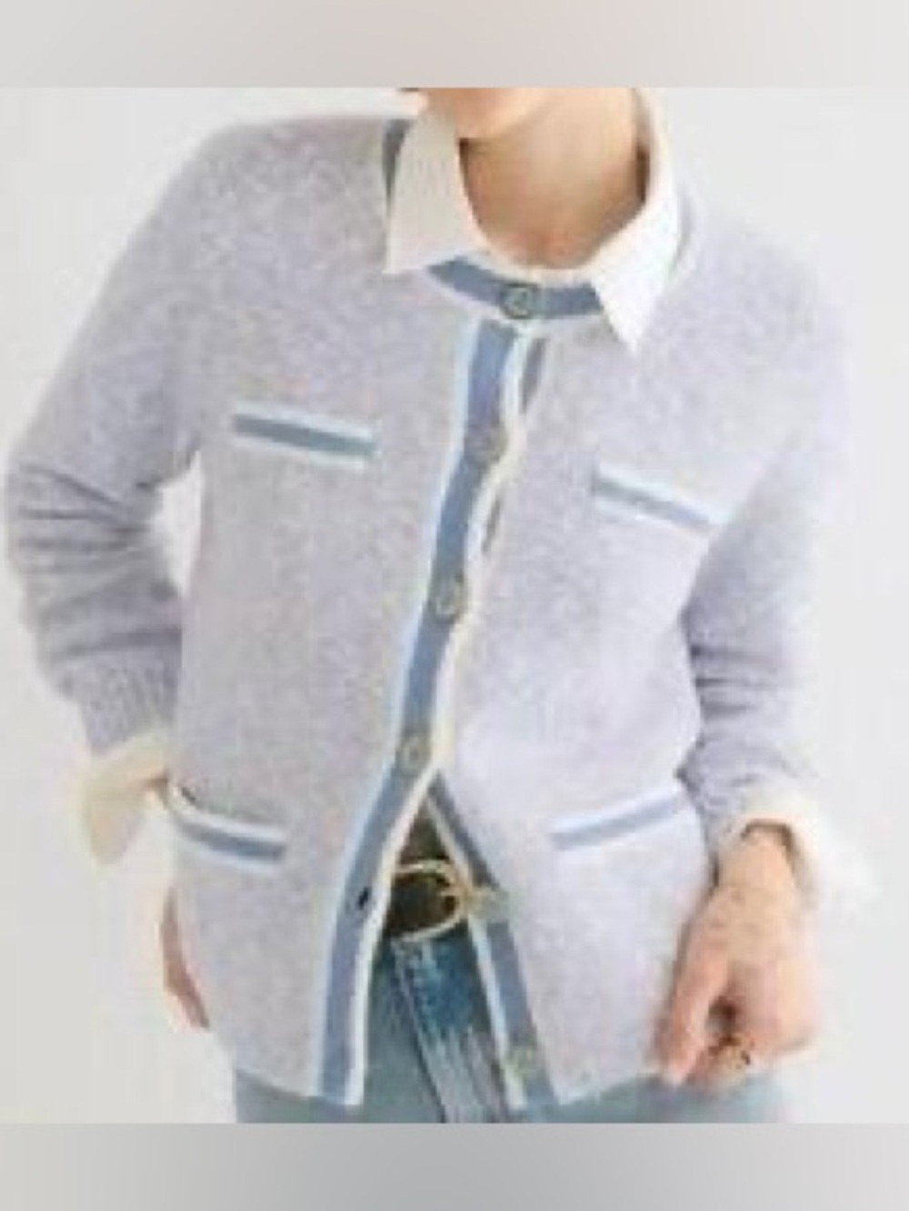 J.Crew Marled Sweater Lady Jacket Size S - Picture 3 of 6